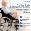 Proheal Gel Wedge Wheelchair Seat Cushion 20"x16"x3"-1.5" PH-76152G
